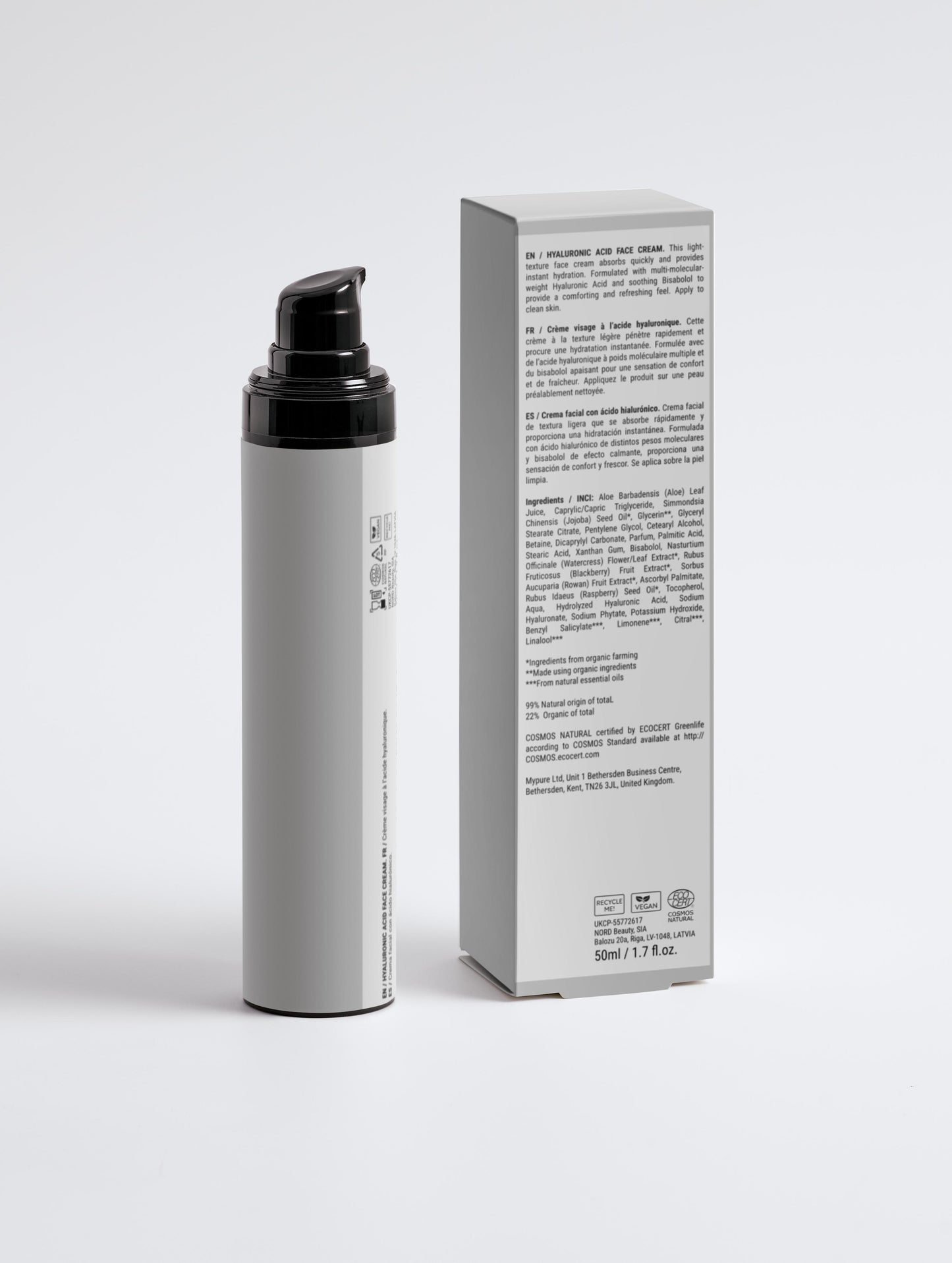 Longmei Hyaluronic Acid Face Cream for Men