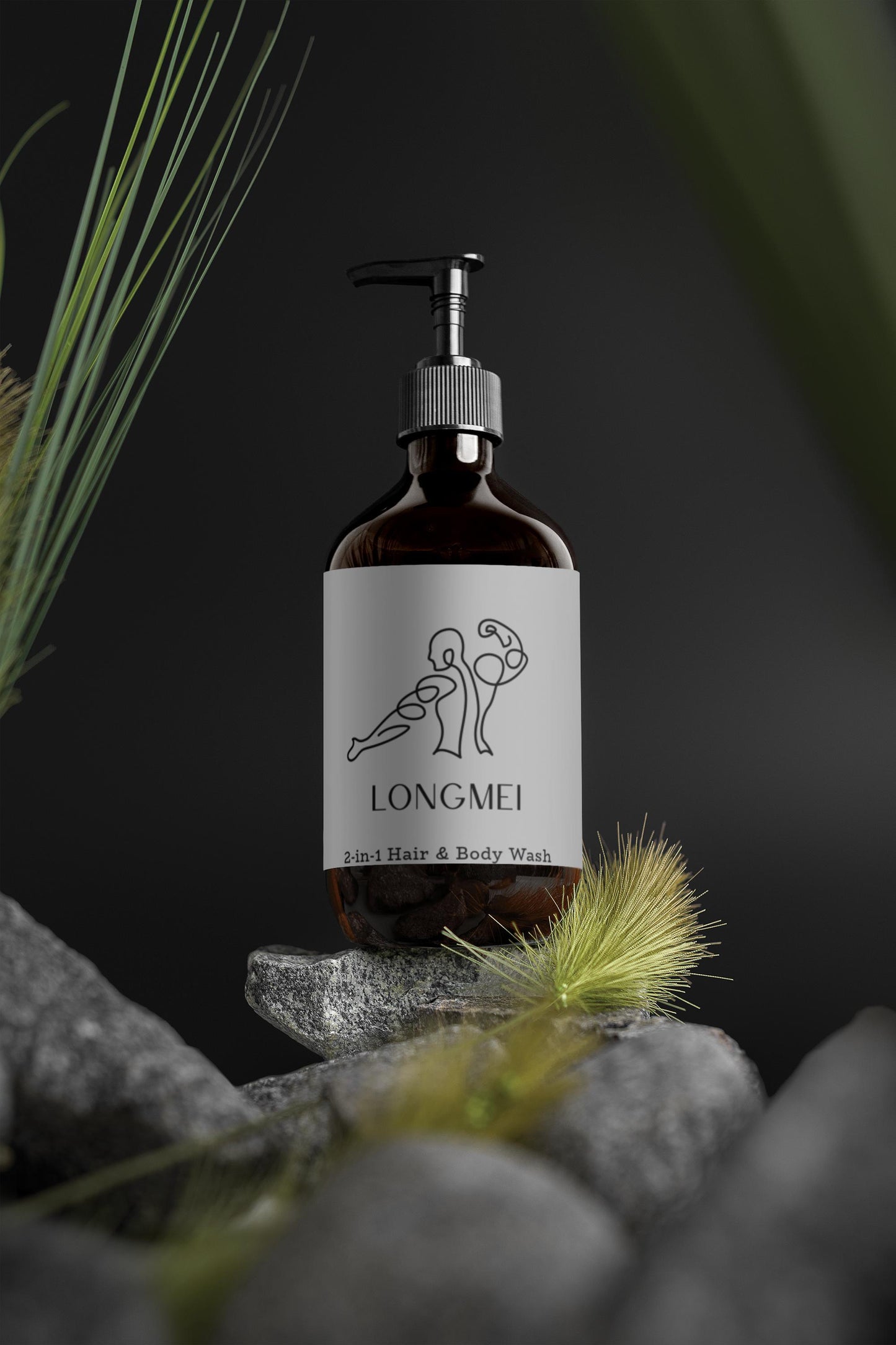 Longmei 2-in-1 Hair & Body Wash for men