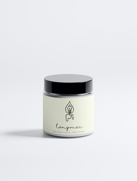 Longmei Soy Wax Candle, Wild Flower